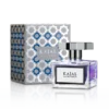 Flacone di profumo Kajal Classic Eau De Parfum 100ml trasparente con liquido dorato e raffinato tappo intagliato