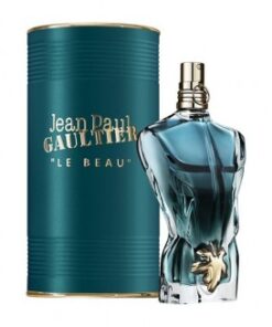 Flacone busto maschile verde smeraldo Jean Paul Gaultier Le Beau Eau de Toilette