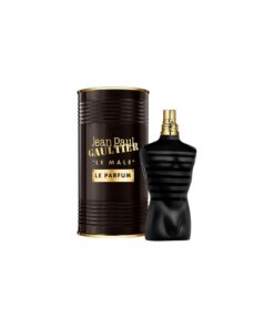 Flacone a busto nero e oro Jean Paul Gaultier Le Male Le Parfum da 75ml