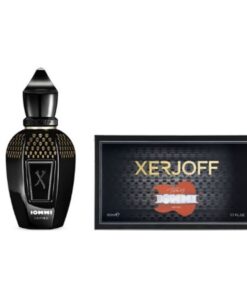 Lussuoso flacone Xerjoff Tony Iommi Deified da 50ml con design iconico e tappo dorato