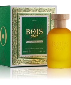 Flacone Bois 1920 Cannabis Fruttata da 100ml con pack satinato e tappo in legno coordinato