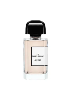 Flacone elegante BDK 312 Saint-Honoré da 100ml con tappo nero scultoreo e design minimalista