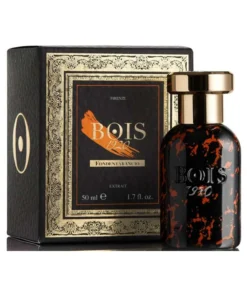 Flacone lussuoso Bois 1920 Fondentarancio Extrait da 50ml con design artigianale