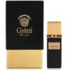 Flacone nero lucido Gritti Duchessa da 100ml con tappo dorato e design di lusso