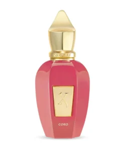 100ml Xerjoff Coro Eau De Parfum flacone in velluto rosa con tappo