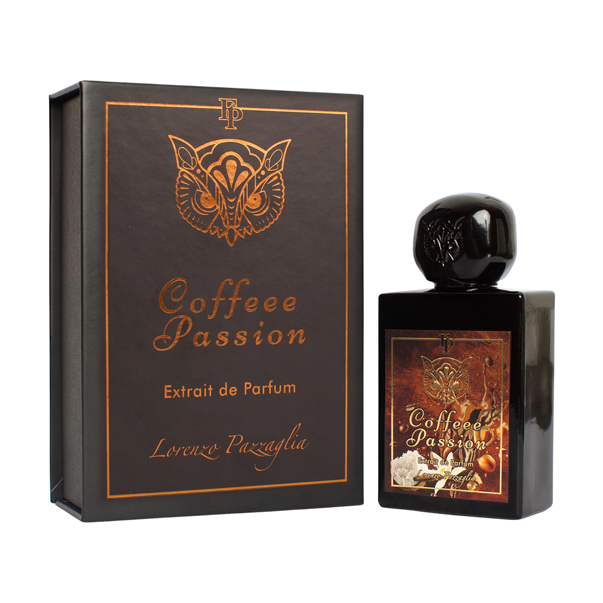 Flacone di profumo Lorenzo Pazzaglia Coffee Passion Extrait de Parfum 50ml.